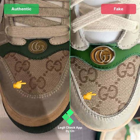 gucci pump heel shoes real vs steal|Gucci shoes counterfeit.